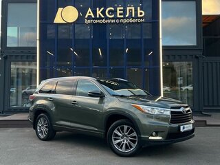 2014 Toyota Highlander III (XU50), зелёный, 2497000 рублей, вид 2