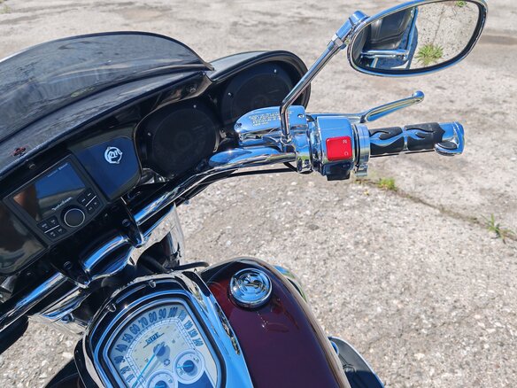 2008 Yamaha XV 1900, пурпурный, 885000 рублей - вид 6