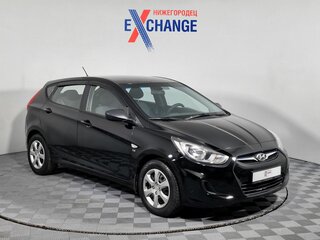 2012 Hyundai Solaris I, чёрный, 599000 рублей, вид 3