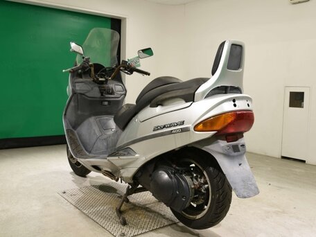 1999 Suzuki Burgman (SkyWave) 400, серебристый, 175000 рублей, вид 2