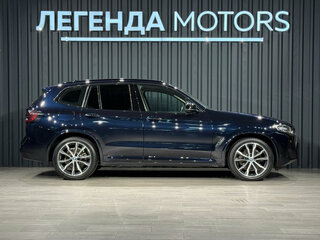 2021 BMW X3 30i xDrive III (G01), синий, 5150000 рублей, вид 3