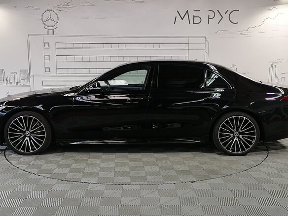 2024 Mercedes-Benz S-Класс 500 4MATIC VII (W223), чёрный - вид 1