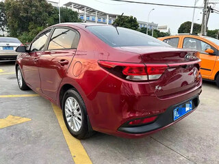 2017 Kia Rio IV, пурпурный, 920000 рублей, вид 4