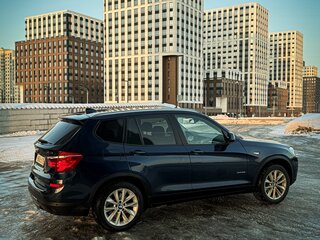 2014 BMW X3 28i xDrive II (F25) Рестайлинг, синий, 2200000 рублей, вид 4