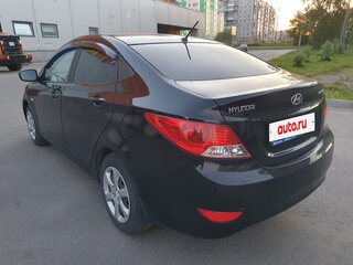 2012 Hyundai Solaris I, чёрный, 590000 рублей, вид 4