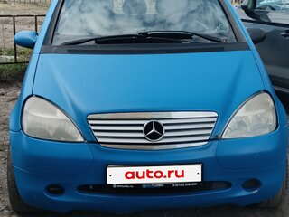 1998 Mercedes-Benz A-Класс 170 I (W168), синий, 290000 рублей, вид 1