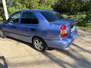2003 Hyundai Accent II, фиолетовый, 260000 рублей, вид 5