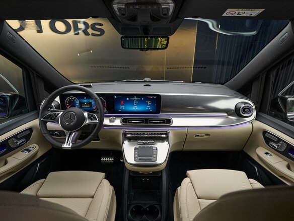 2026 Mercedes-Benz V-Класс 300 d экстра длинный III (W447) Рестайлинг 2, чёрный - вид 15