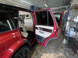 2008 Land Rover Range Rover Sport I, красный, 1250000 рублей, вид 5