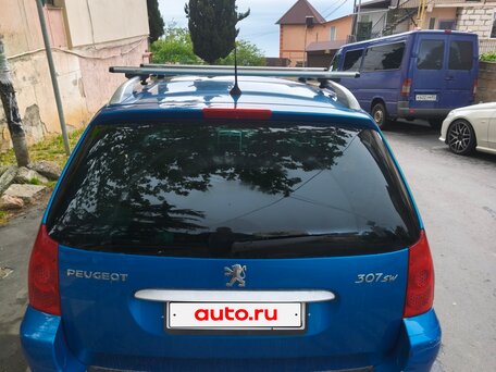2006 Peugeot 307 I Рестайлинг, синий, 390000 рублей, вид 2
