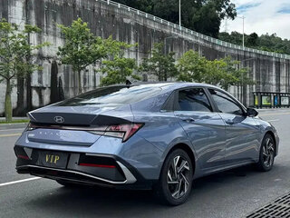 2023 Hyundai Elantra VII (CN7) Рестайлинг, голубой, 1350700 рублей, вид 4