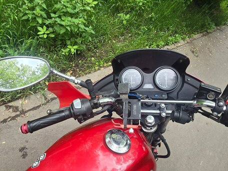 2012 Yamaha YBR125, красный, 100000 рублей, вид 5