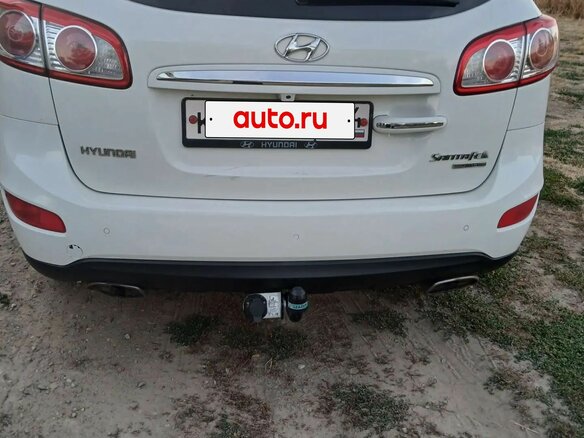 2012 Hyundai Santa Fe II Рестайлинг, белый, 1800000 рублей - вид 2