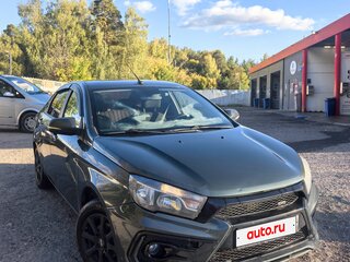 2017 Lada (ВАЗ) Vesta I, зелёный, 750000 рублей, вид 3