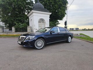 2017 Mercedes-Benz Maybach S-Класс 500 I (X222), синий, 3250000 рублей, вид 1