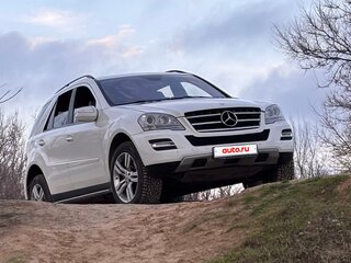 2008 Mercedes-Benz M-Класс 350 II (W164) Рестайлинг, белый, 1150000 рублей, вид 3