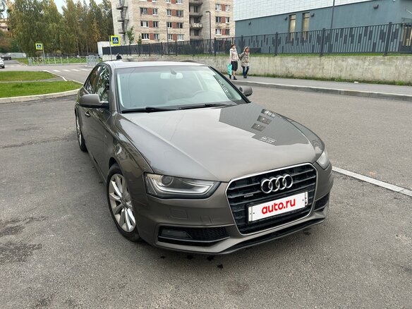 2014 Audi A4 IV (B8) Рестайлинг, серый, 1357500 рублей - вид 2
