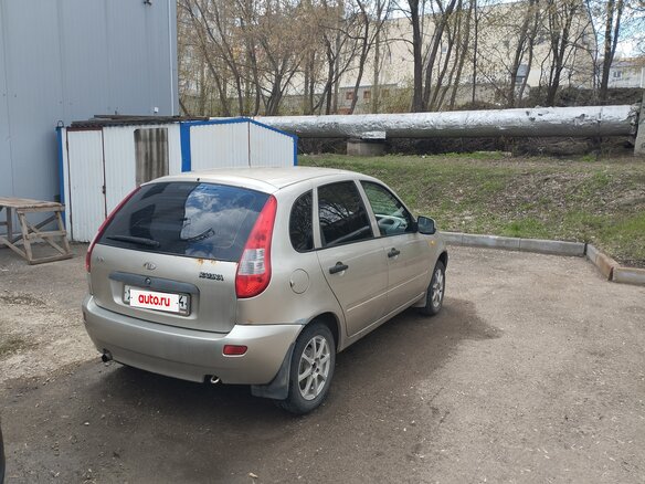 2012 Lada (ВАЗ) Kalina I, бежевый, 295000 рублей - вид 4