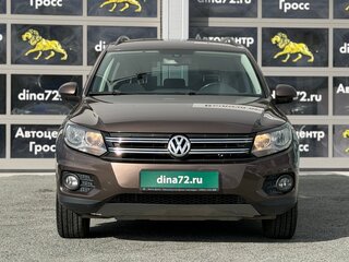2014 Volkswagen Tiguan I Рестайлинг, коричневый, 1700000 рублей, вид 2