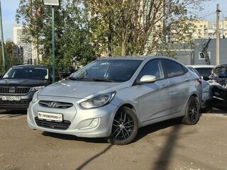 2012 Hyundai Solaris I, серебристый, 499000 рублей, вид 1