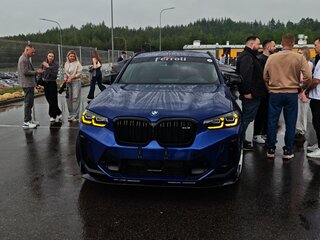 2022 BMW X4 M Competition I (F98) Рестайлинг, синий, 6800000 рублей, вид 4
