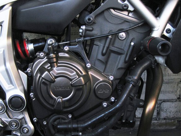 2015 Yamaha MT-07 (FZ-07), белый - вид 12