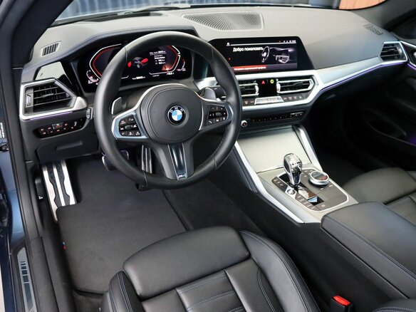2021 BMW 4 серии 420d xDrive G22, G23, G26, синий - вид 14