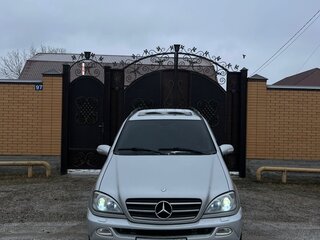 2002 Mercedes-Benz M-Класс 500 I (W163) Рестайлинг, белый, 650000 рублей, вид 1