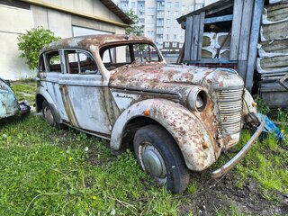 1954 Москвич 401-420, голубой, 60000 рублей, вид 1