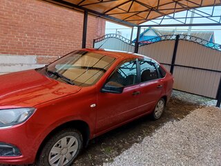 2019 Lada (ВАЗ) Granta I Рестайлинг, красный, 740000 рублей, вид 4