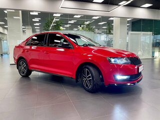 2019 Skoda Rapid I Рестайлинг, красный, 1398025 рублей, вид 5