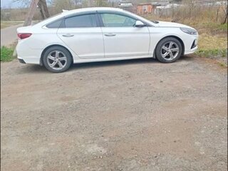 2018 Hyundai Sonata VII (LF) Рестайлинг, белый, 1490000 рублей, вид 2