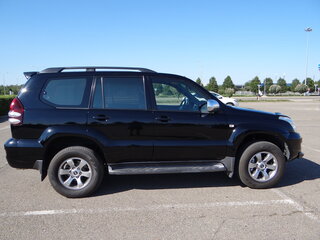 2007 Toyota Land Cruiser Prado 120 Series Рестайлинг, чёрный, 1920000 рублей, вид 4