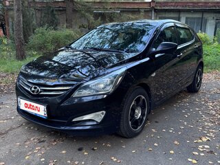 2014 Hyundai Solaris I Рестайлинг, чёрный, 1000000 рублей, вид 1