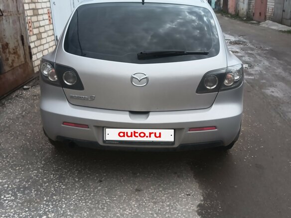 2007 Mazda 3 I (BK) Рестайлинг, серебристый, 515000 рублей - вид 1