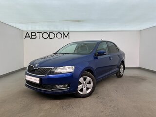 2017 Skoda Rapid I Рестайлинг, синий, 1460000 рублей, вид 1