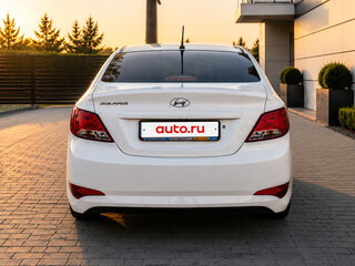 2016 Hyundai Solaris I Рестайлинг, белый, 965000 рублей, вид 5