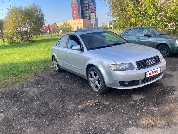 2003 Audi A4 II (B6), серебристый, 480000 рублей - вид 2