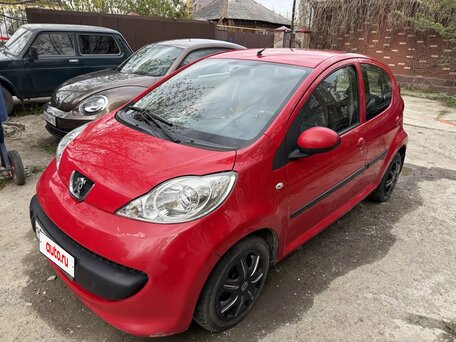 2008 Peugeot 107 I, красный, 375000 рублей, вид 1