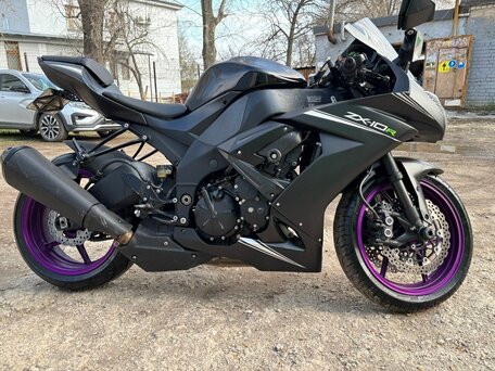 2010 Kawasaki ZX-10R Ninja, чёрный, 550000 рублей, вид 1