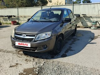 2014 Lada (ВАЗ) Granta I, коричневый, 235000 рублей, вид 1