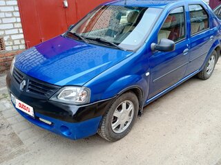 2009 Renault Logan I, синий, 370000 рублей, вид 4