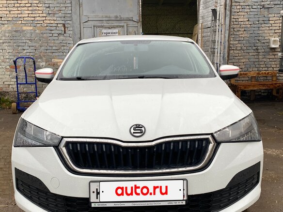 2021 Skoda Rapid II, белый