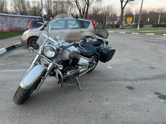 2009 Yamaha XVS1100, белый, 685000 рублей - вид 1