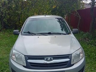 2014 Lada (ВАЗ) Granta I, серебристый, 420000 рублей, вид 2
