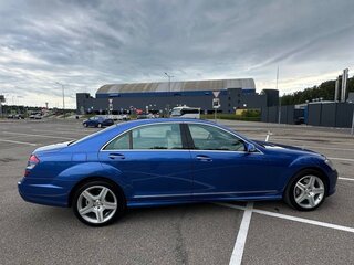 2007 Mercedes-Benz S-Класс 500 Long V (W221), синий, 1850000 рублей, вид 4