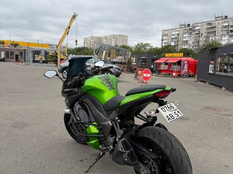 2011 Kawasaki Z 1000SX, зелёный, 579000 рублей, вид 2