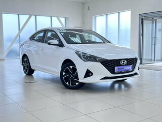2021 Hyundai Solaris II Рестайлинг, белый, 1645000 рублей, вид 3