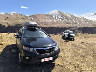 2010 Kia Sorento II, чёрный, 1120000 рублей, вид 5