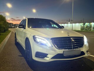 2015 Mercedes-Benz S-Класс 350 CDI BlueTEC Long 7G-TRONIC VI (W222, C217), белый, 3600000 рублей, вид 1
